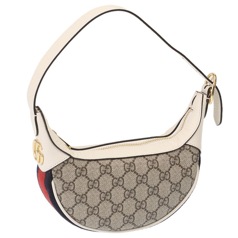 Gucci Oophidia GG Mini Bag Offdia One-shoulder Beige White